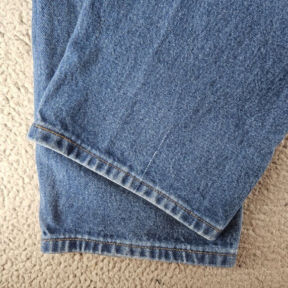 Wrangler Jeans Mens 38x32 Blue 13MWZ Denim Cowboy Cut Relaxed Fit Western Pant - Picture 14 of 16